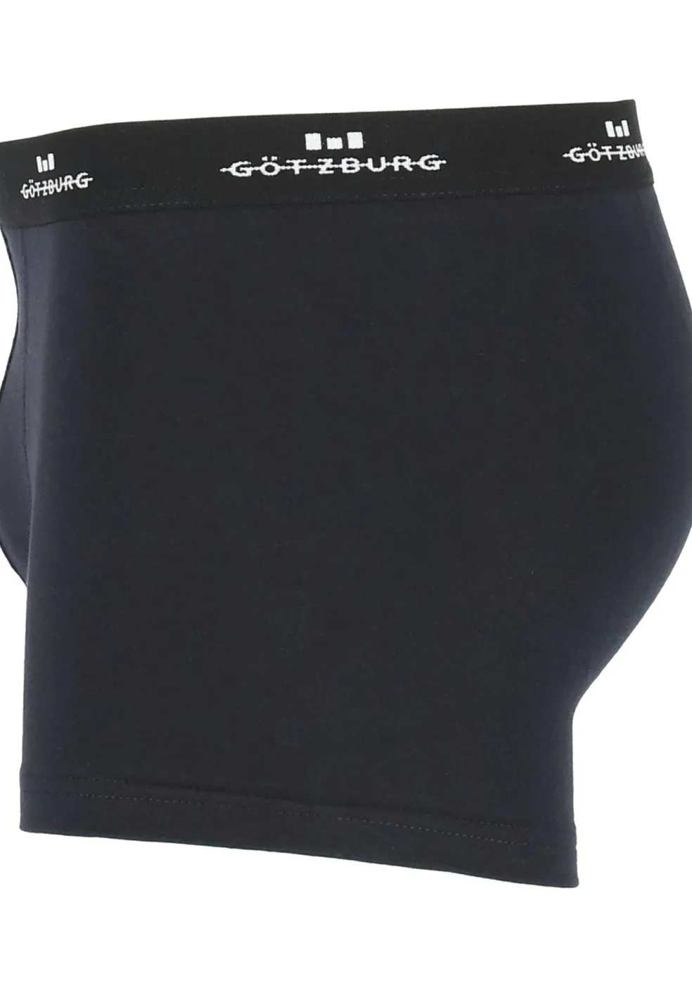 Gotzburg heren boxers (2-pack), normale lengte, zwart