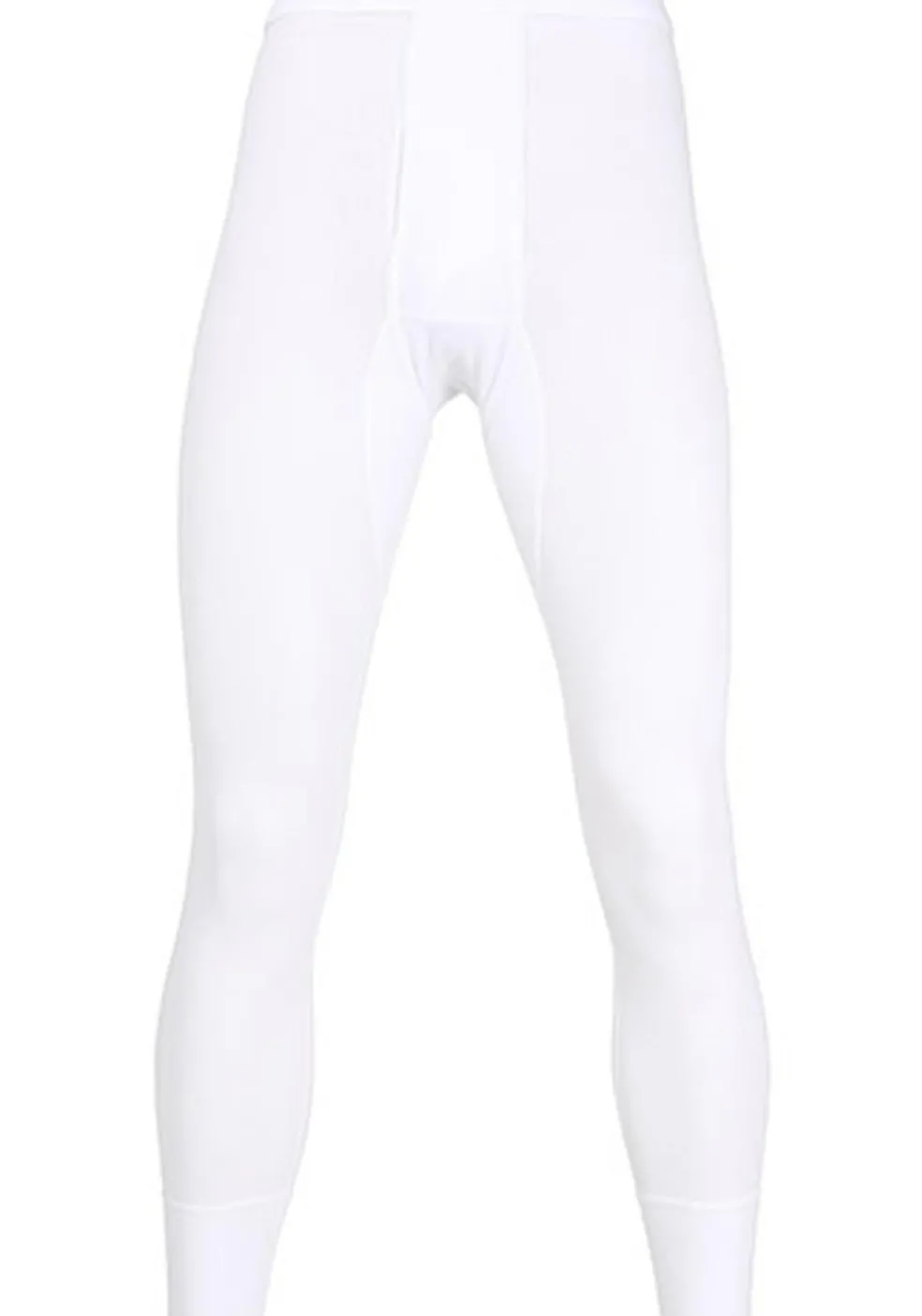 Gotzburg heren lange onderbroek met gulp (1-pack), wit