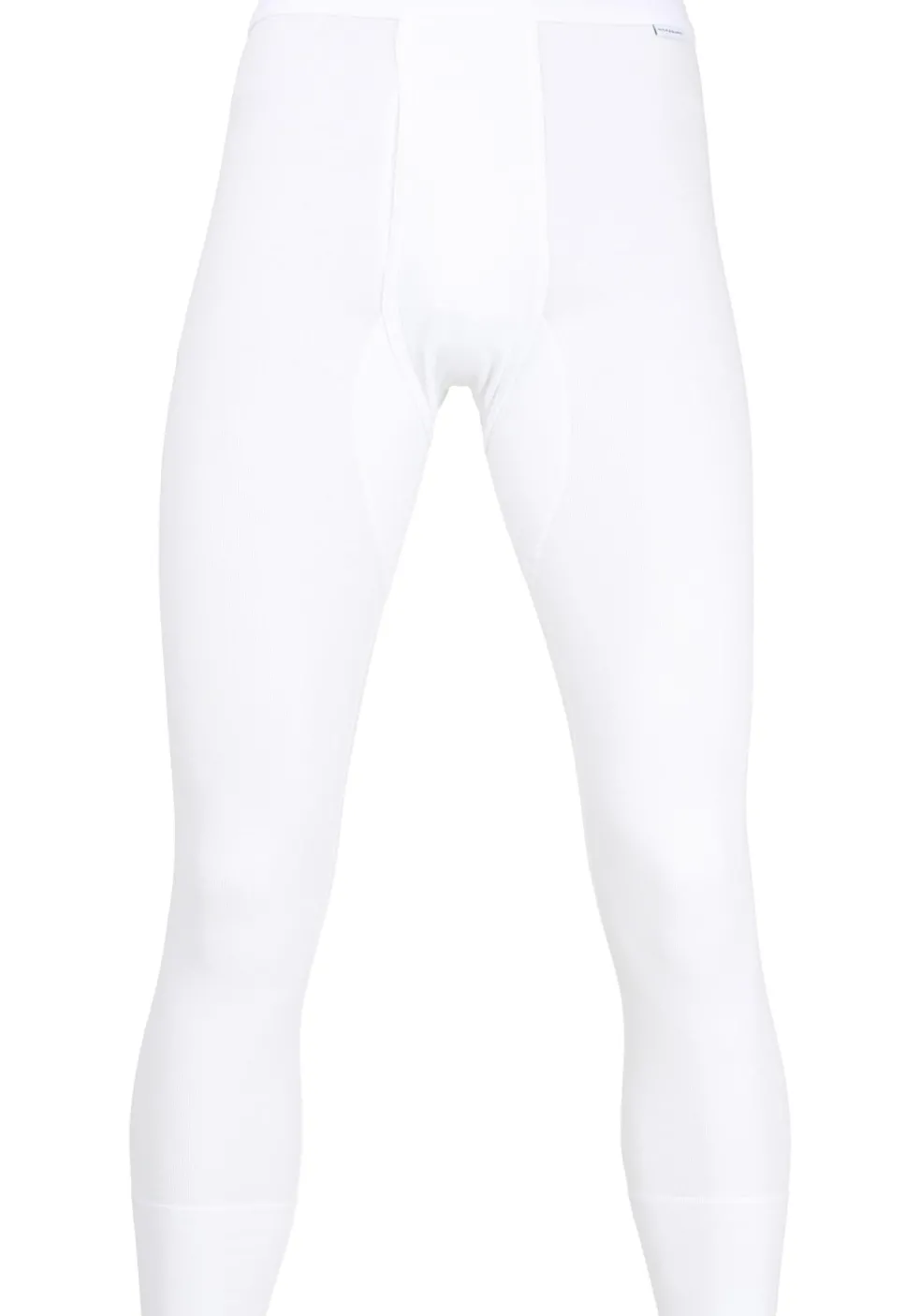 Gotzburg heren lange onderbroek met gulp (1-pack), wit