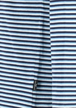 Gotzburg heren pyjama, blauw gestreept