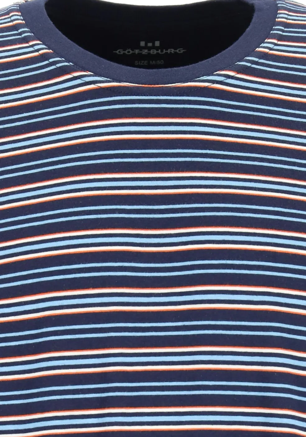 Gotzburg heren pyjama, blauw gestreept