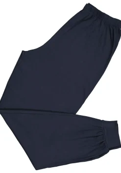 Gotzburg heren pyjama, blauw met rood en wit dessin