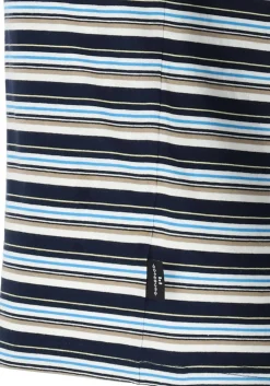 Gotzburg heren shortama, blauw gestreept