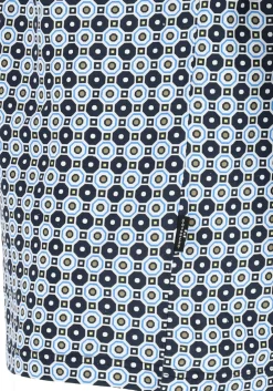 Gotzburg heren shortama, blauw dessin