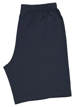Gotzburg heren shortama, blauw met rood en wit dessin