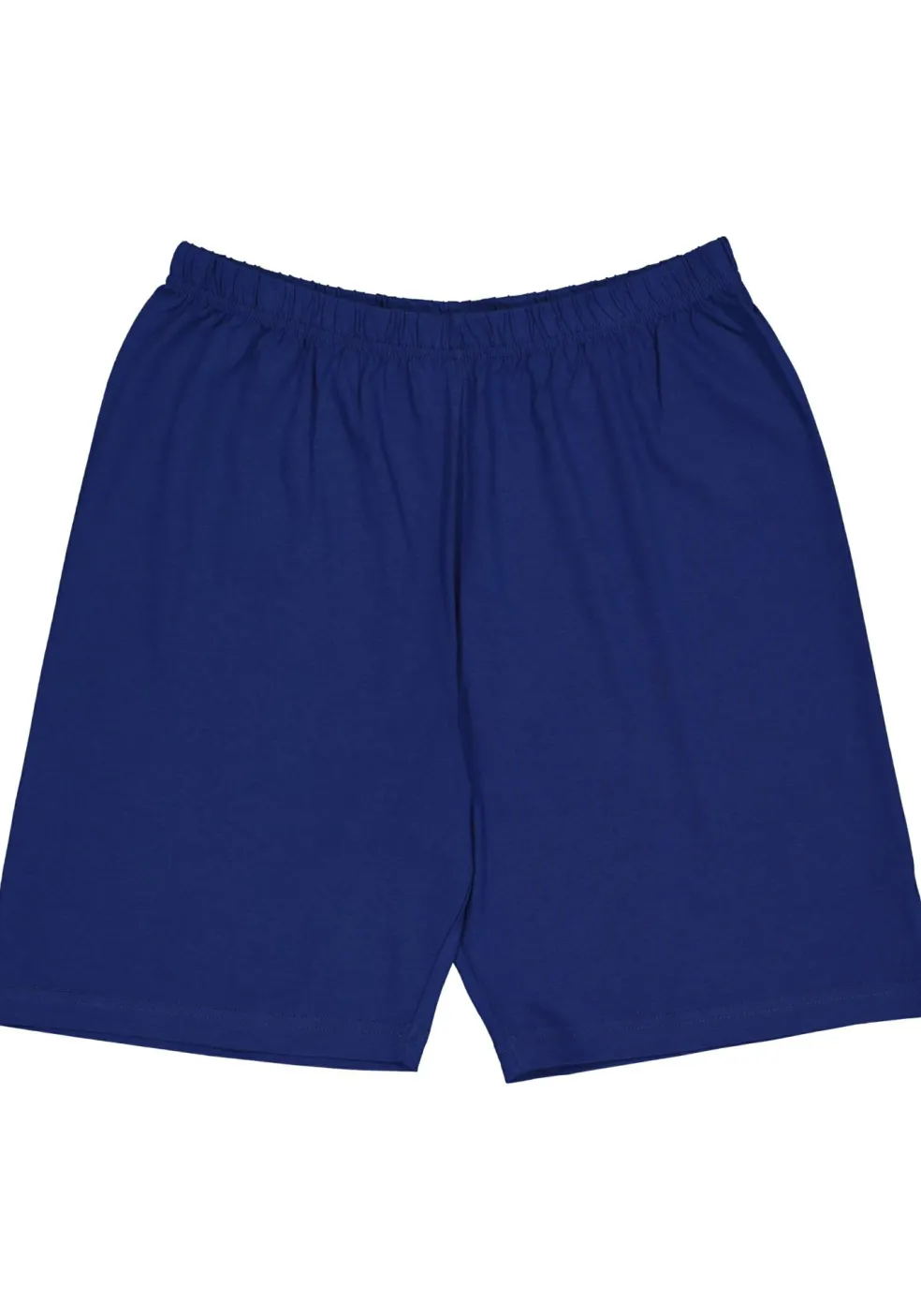Gotzburg heren shortama V-hals, donkerblauw dessin