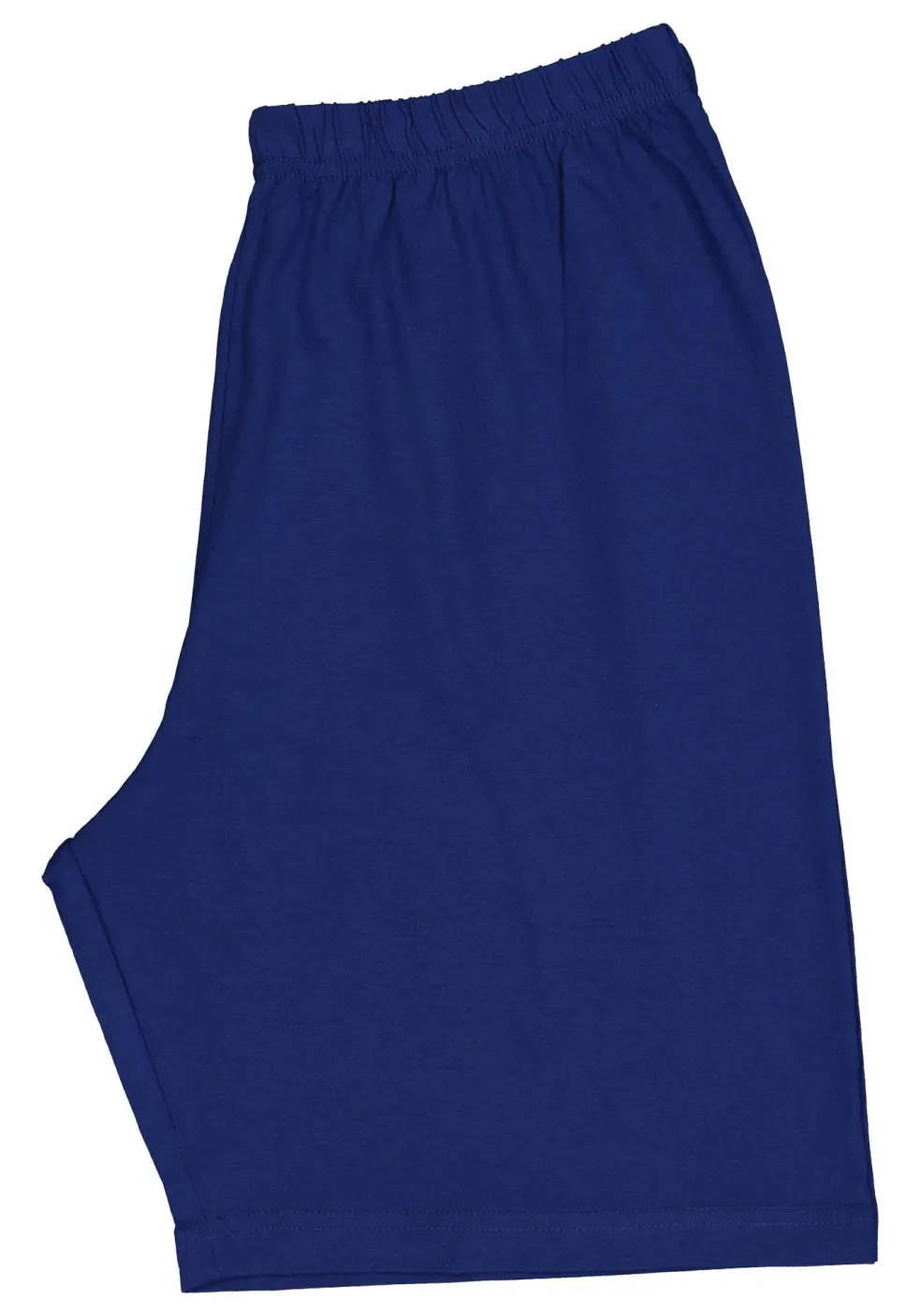 Gotzburg heren shortama V-hals, donkerblauw dessin