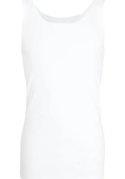 Gotzburg heren singlet O-hals (2-pack), wit