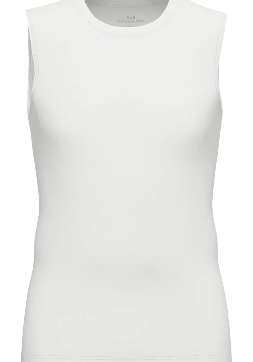 Gotzburg heren singlet O-hals (1-pack), wit