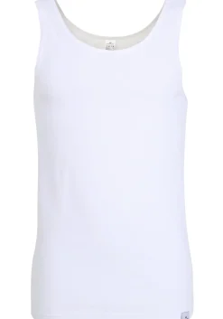 Gotzburg heren singlet slim fit 95/5 (1-pack), heren onderhemd stretch katoen, wit