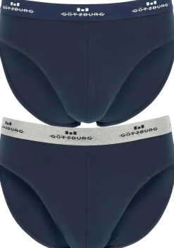 Gotzburg heren slips (2-pack), donkerblauw