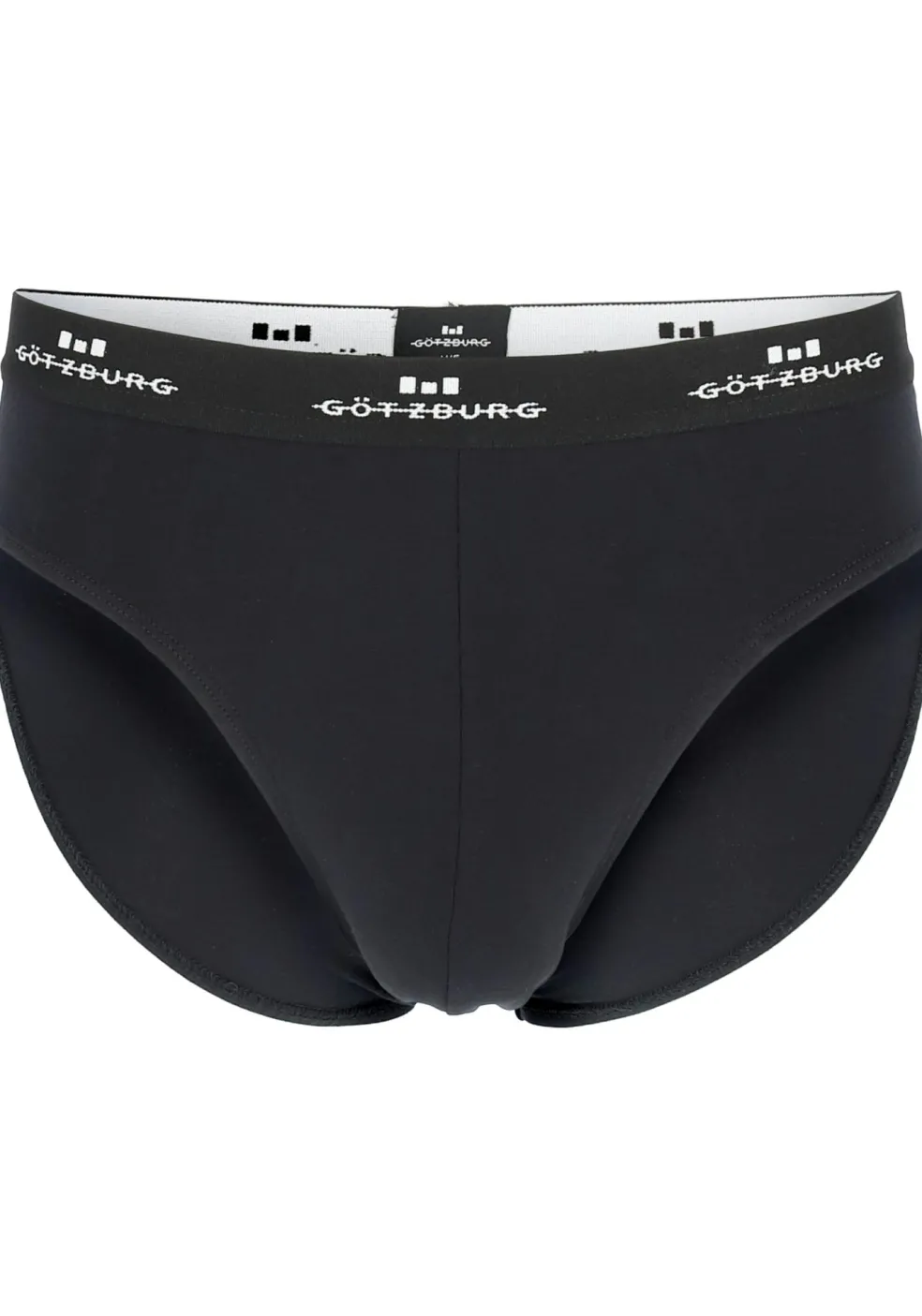 Gotzburg heren slips (2-pack), zwart