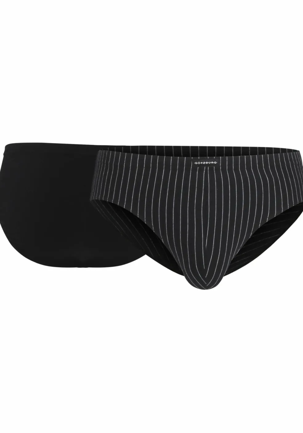Gotzburg heren sport slip (2-pack), zwart