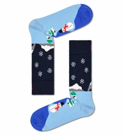 Happy Socks Snowman Socks Gift Set (3-pack), unisex sokken in cadeauverpakking