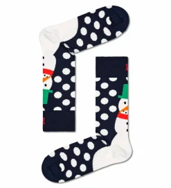 Happy Socks Snowman Socks Gift Set (3-pack), unisex sokken in cadeauverpakking