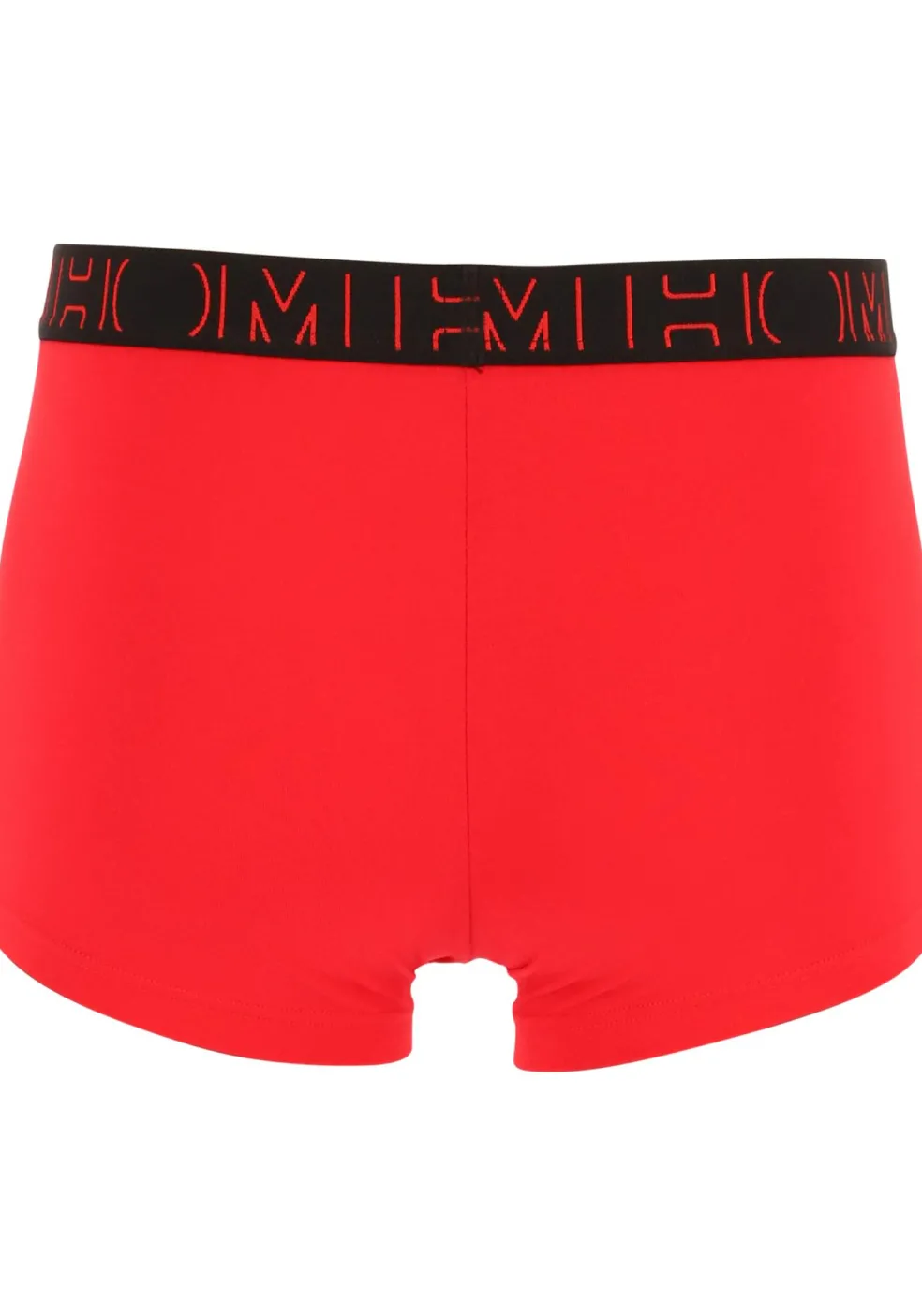 HOM Boxerlines #2 boxer briefs HO1 (2-pack), heren boxer kort met horizontale gulp, rood, zwart