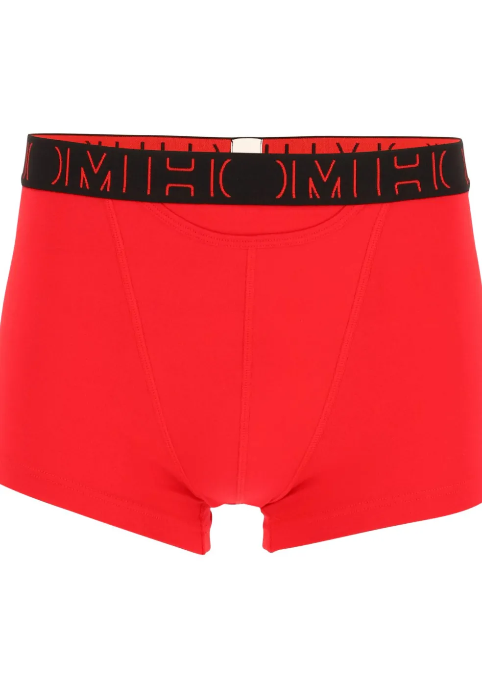 HOM Boxerlines #2 boxer briefs HO1 (2-pack), heren boxer kort met horizontale gulp, rood, zwart