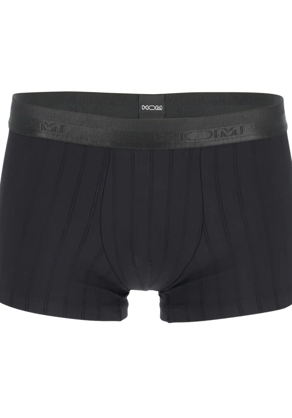 HOM Chic boxer briefs (1-pack), heren boxer microfiber kort, zwart