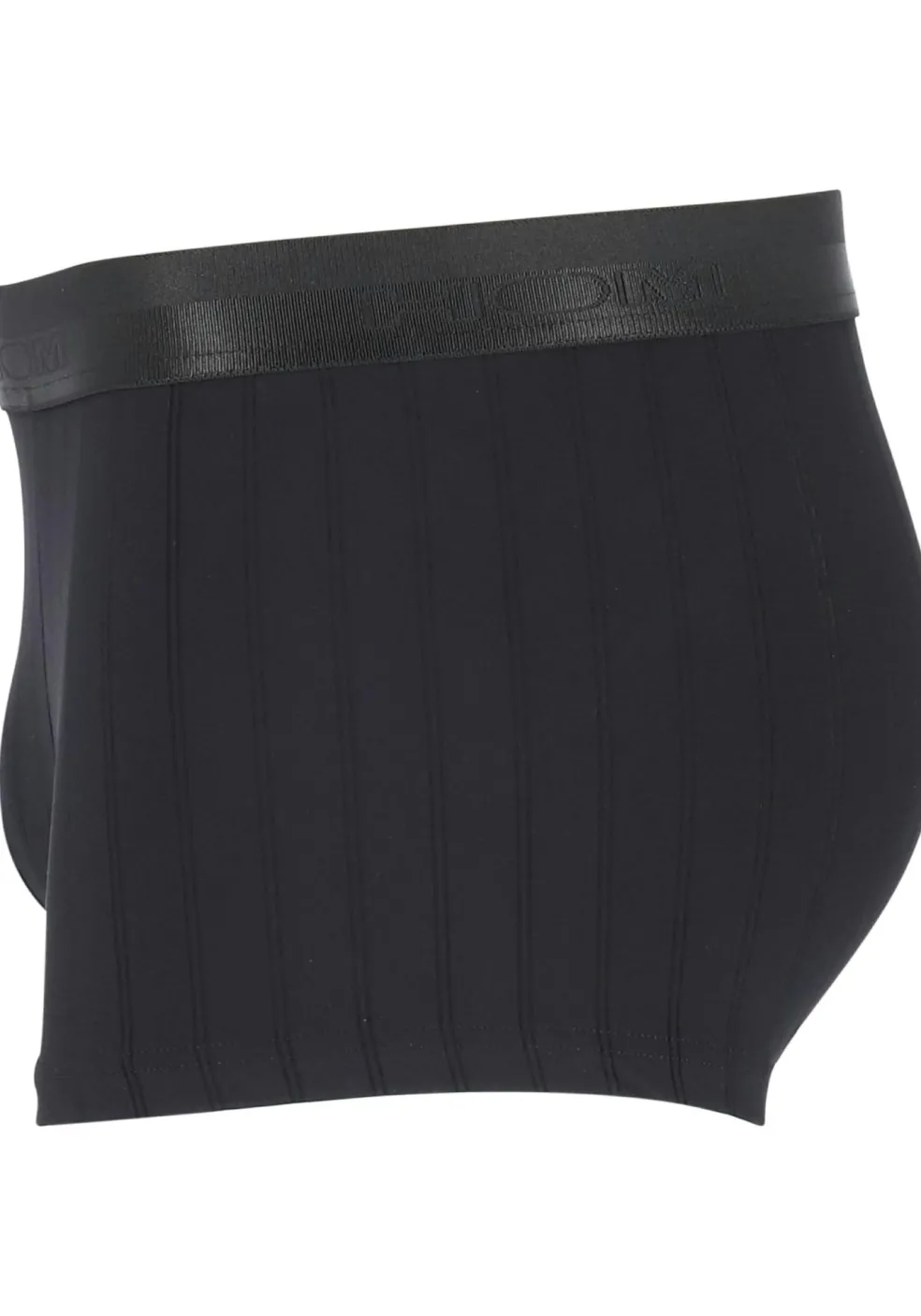 HOM Chic boxer briefs (1-pack), heren boxer microfiber kort, zwart