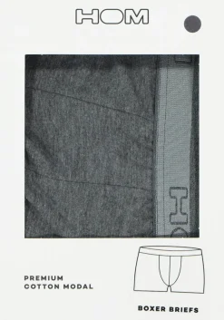 HOM Classic boxer briefs (1-pack), heren boxer kort, grijs