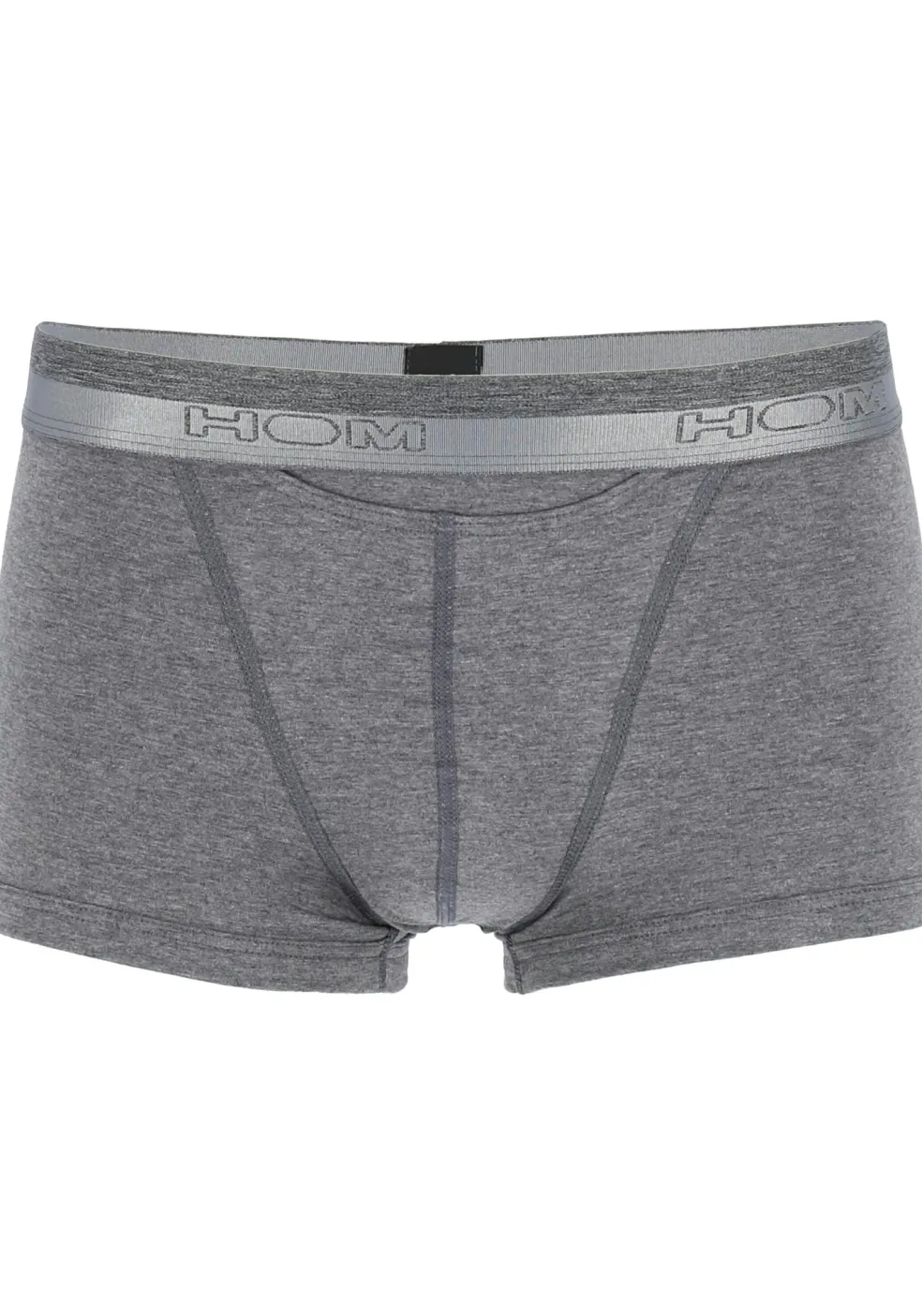 HOM HO1 boxer briefs (1-pack), heren boxer kort met horizontale gulp, antraciet