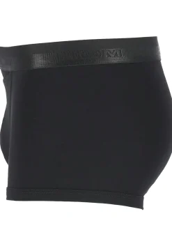 HOM HO1 boxer briefs (1-pack), heren boxer kort met horizontale gulp, zwart
