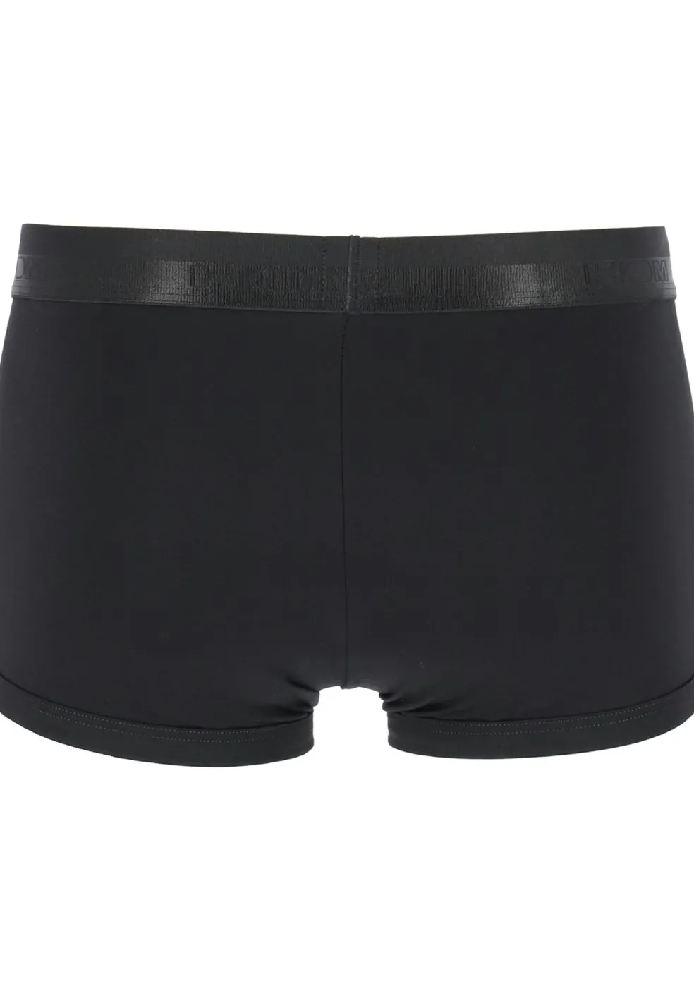 HOM HO1 boxer briefs (1-pack), heren boxer kort met horizontale gulp, zwart