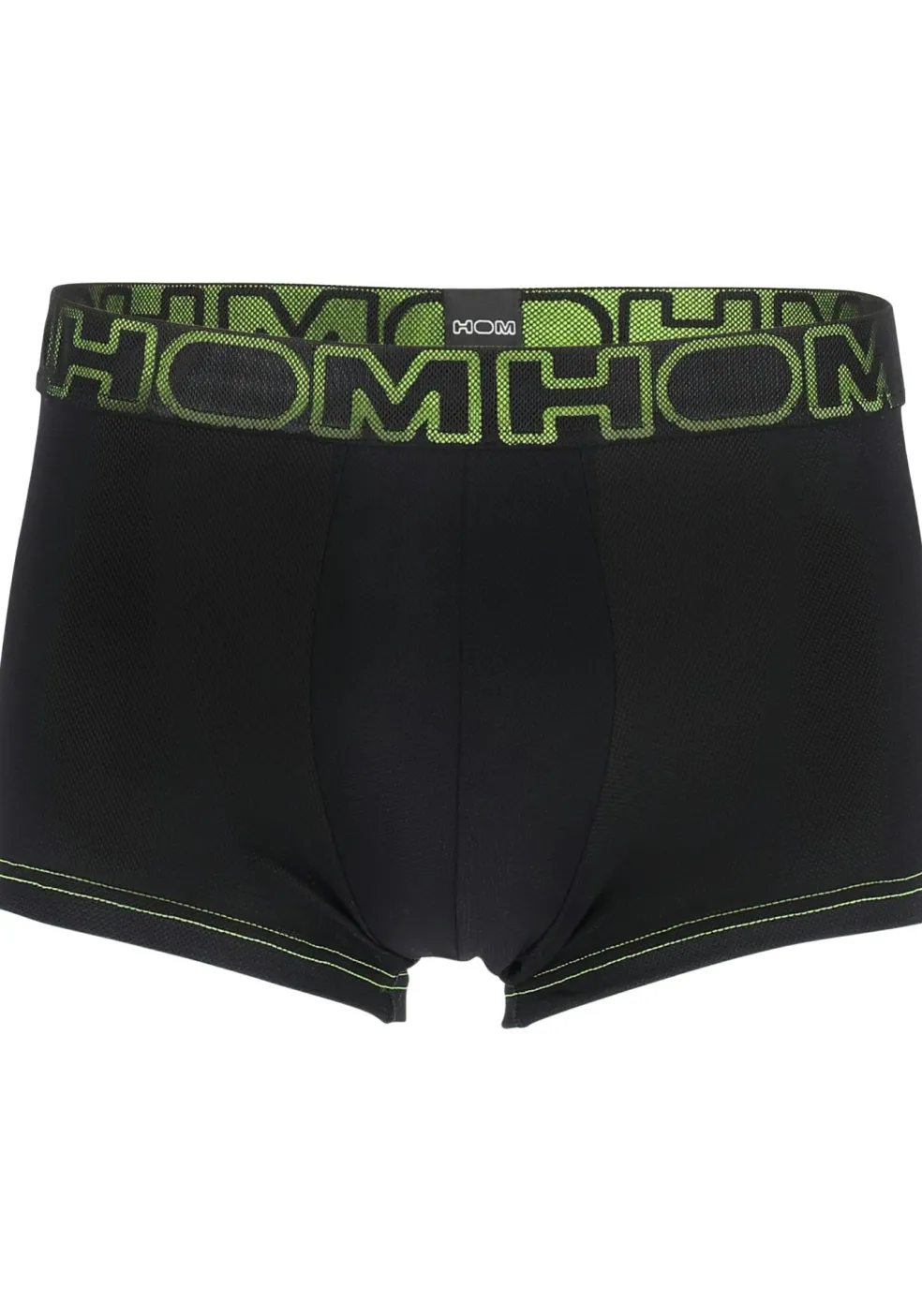 HOM Illusion boxer briefs (1-pack), heren sport boxer kort, zwart