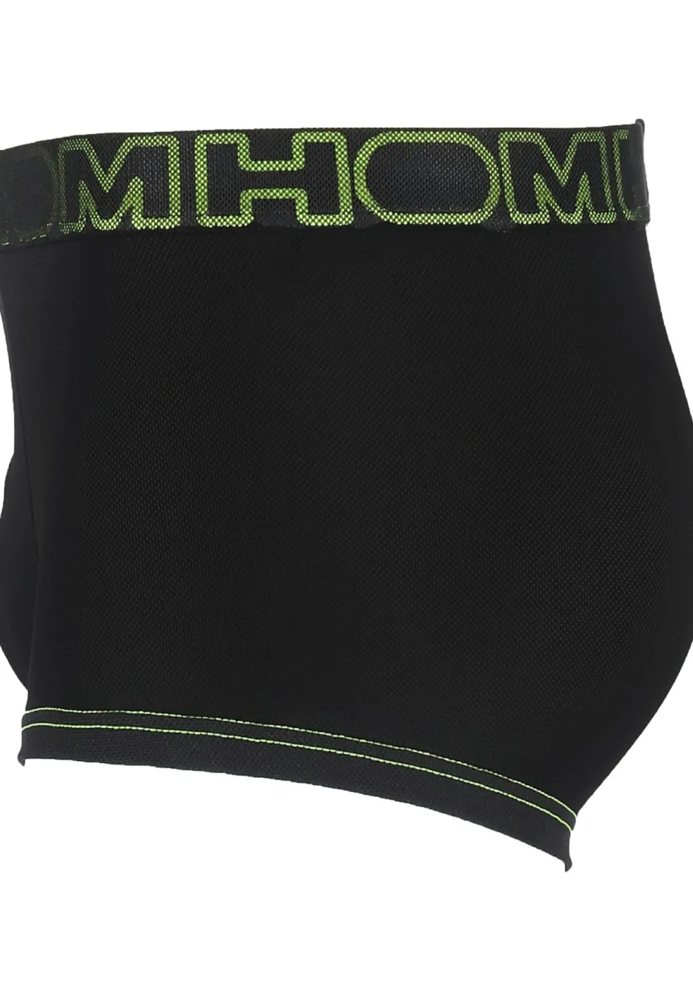 HOM Illusion boxer briefs (1-pack), heren sport boxer kort, zwart