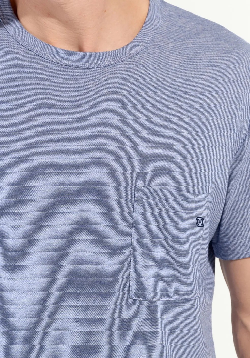 HOM Modal comfort short sleepwear, heren shortama, donkerblauw