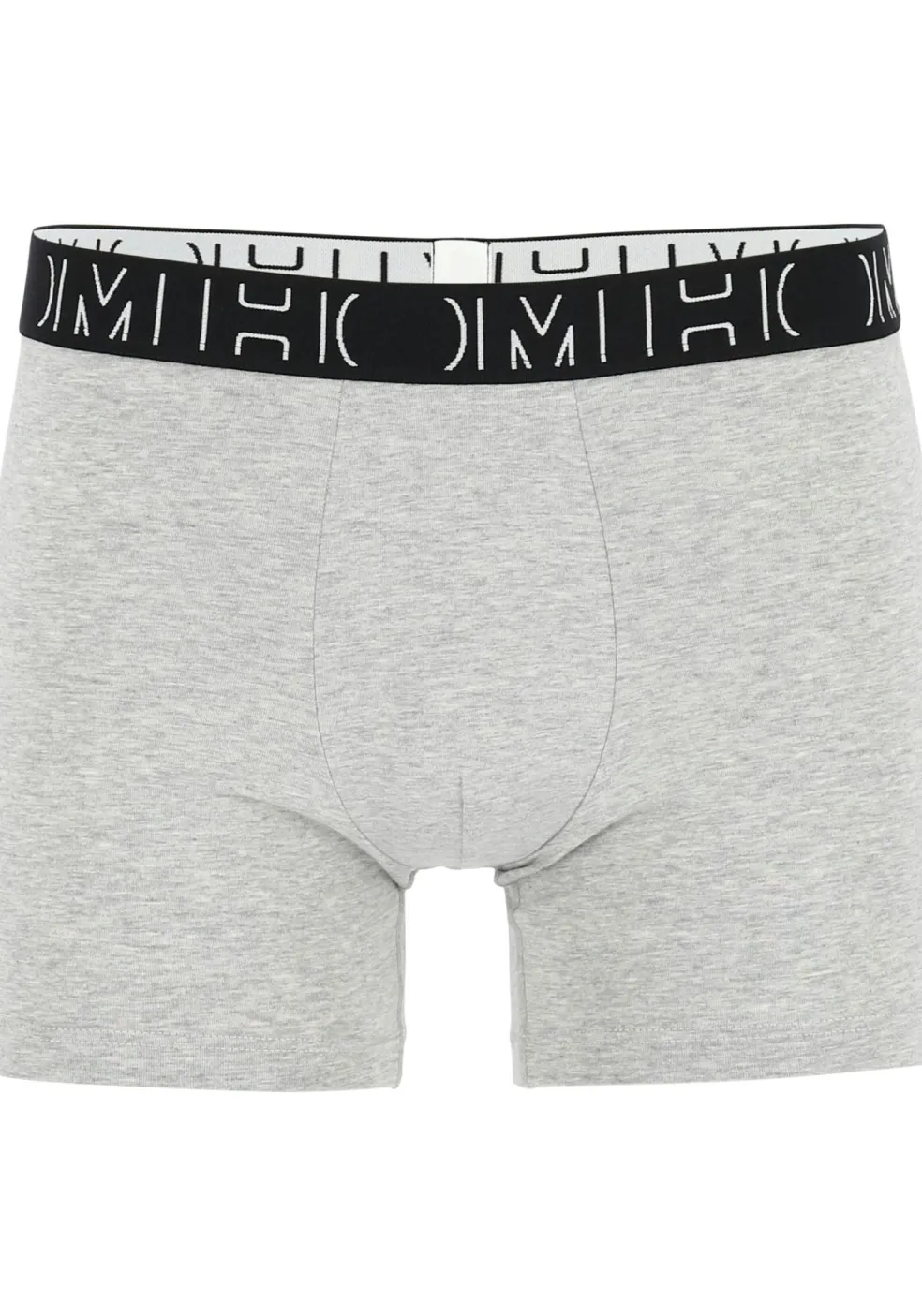 HOM Patrick #2 long boxer briefs (3-pack), heren boxers normale lengte, zwart, grijs, grijs