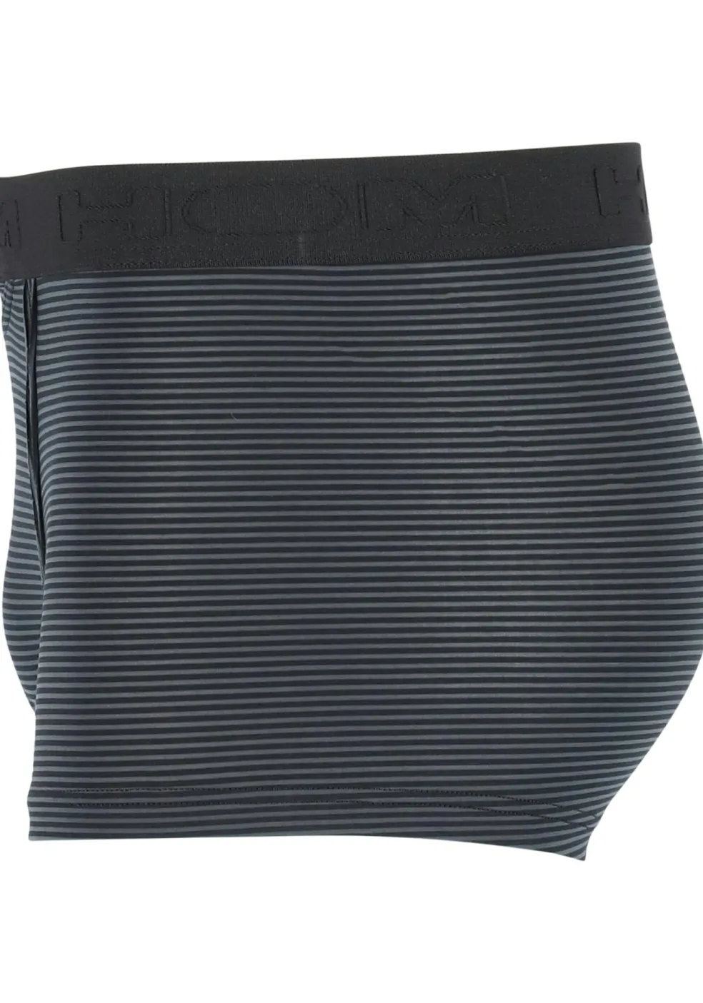 HOM Simon boxer briefs HO1 (1-pack), heren boxer met horizontale gulp, zwart gestreept