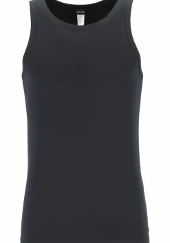 HOM Supreme Cotton tanktop (1-pack), heren singlet, zwart