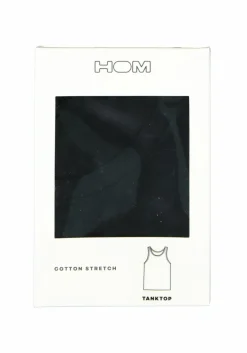 HOM Supreme Cotton tanktop (1-pack), heren singlet, zwart