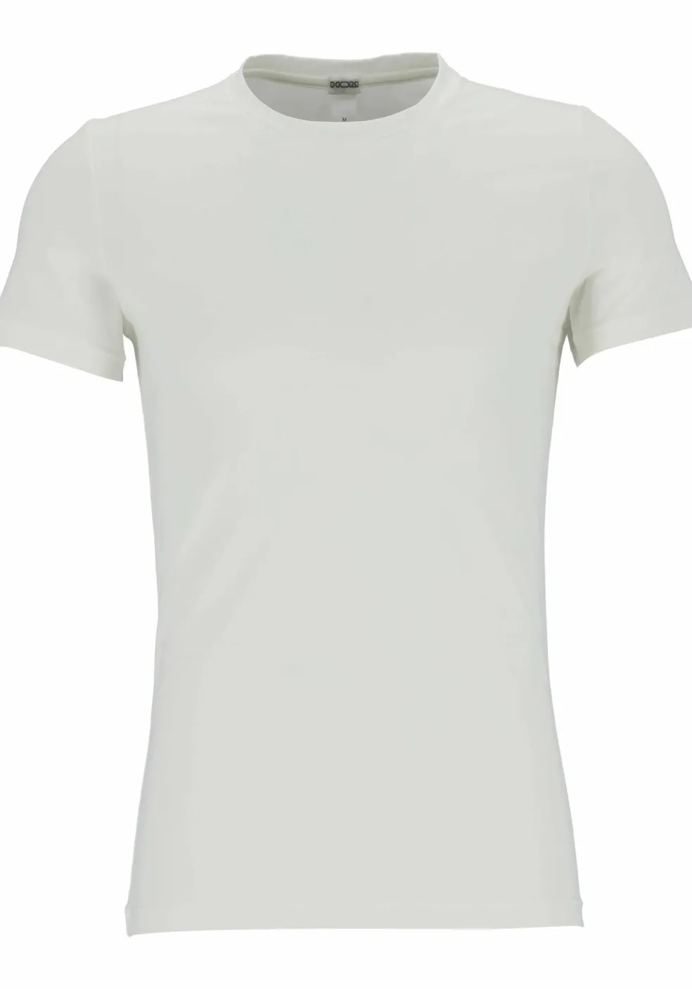 HOM Supreme Cotton tee-shirt (1-pack), heren T-shirt O-hals, wit