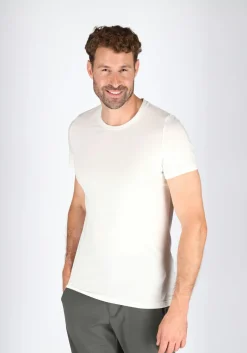 HOM Supreme Cotton tee-shirt (1-pack), heren T-shirt O-hals, wit