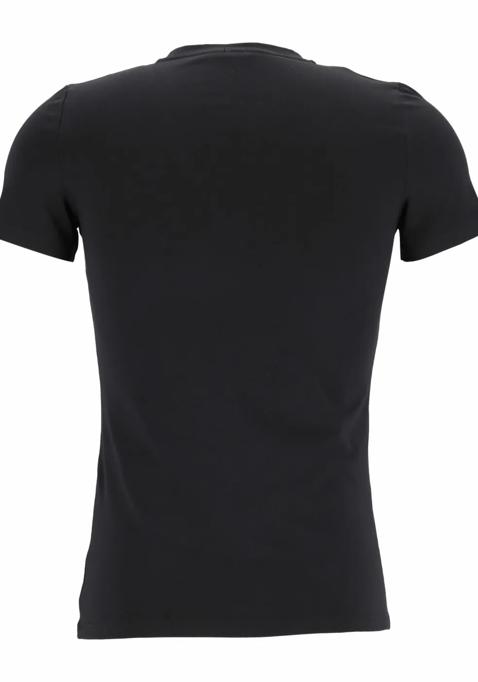HOM Supreme Cotton tee-shirt (1-pack), heren T-shirt V-hals, zwart