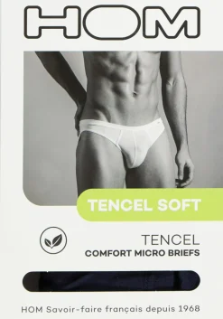 HOM Tencel soft comfort micro briefs (1-pack), heren micro slip, donkerblauw