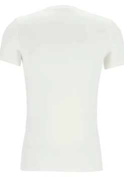 HOM Tencel soft tee-shirt v neck (1-pack), heren T-shirt V-hals, wit
