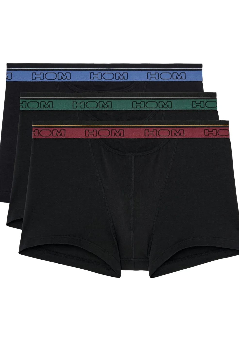 HOM Tiago #2 boxer briefs ho1 (3-pack), heren boxer, zwart