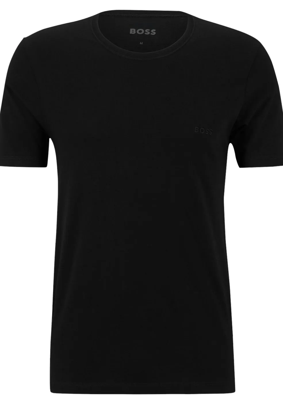 HUGO BOSS Classic T-shirts regular fit (3-pack), heren T-shirts O-hals, zwart
