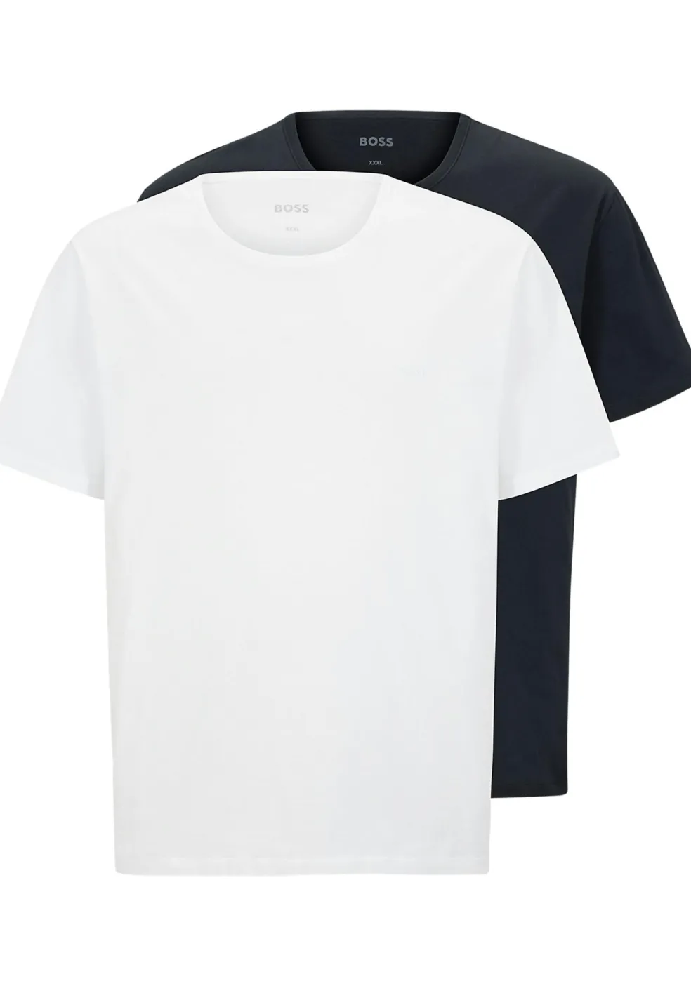HUGO BOSS Comfort T-shirts relaxed fit (2-pack), heren T-shirts O-hals, blauw