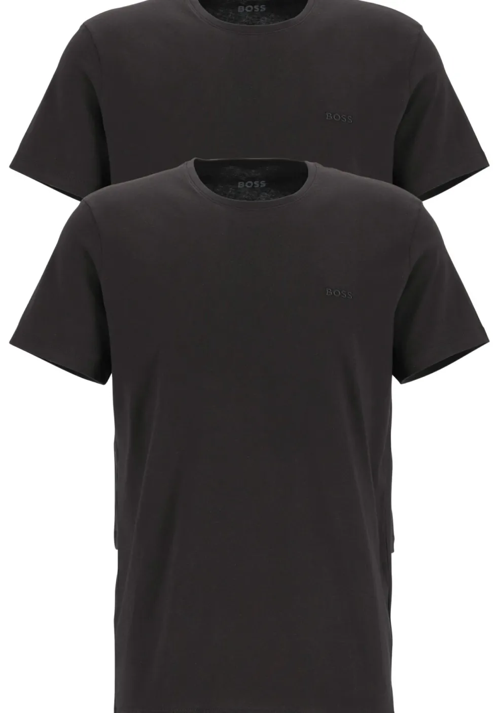 HUGO BOSS Comfort T-shirts relaxed fit (2-pack), heren T-shirts O-hals, zwart