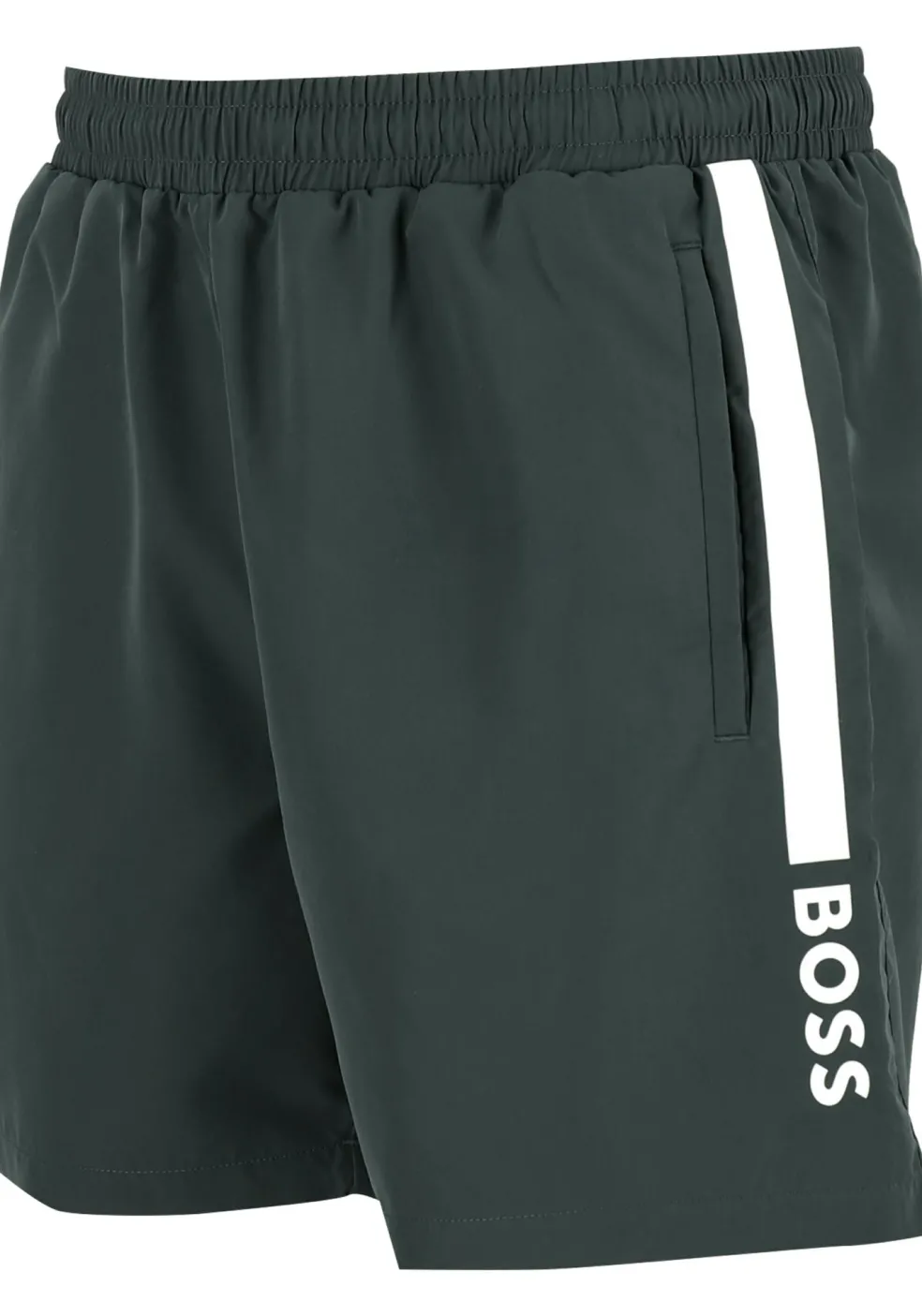 HUGO BOSS Dolphin swim shorts, heren zwembroek, donkergrijs