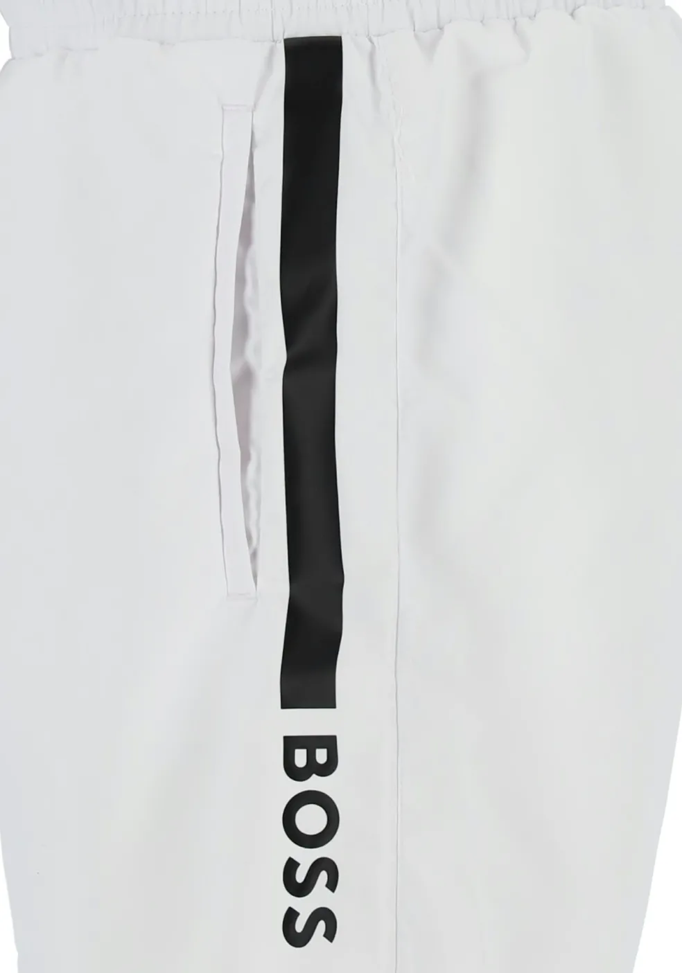 HUGO BOSS Dolphin swim shorts, heren zwembroek, wit