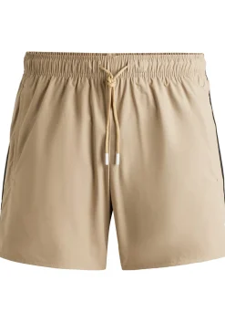 HUGO BOSS Iconic swim shorts, heren zwembroek, licht beige