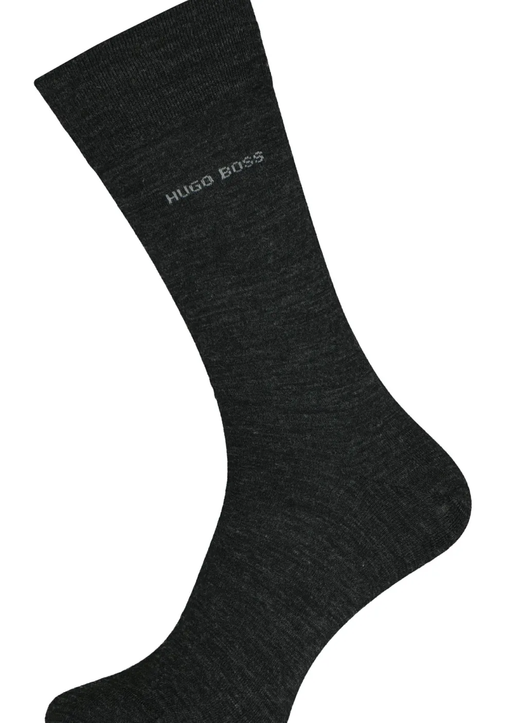 HUGO BOSS John uni (1-pack), herensokken wol met katoen, antraciet