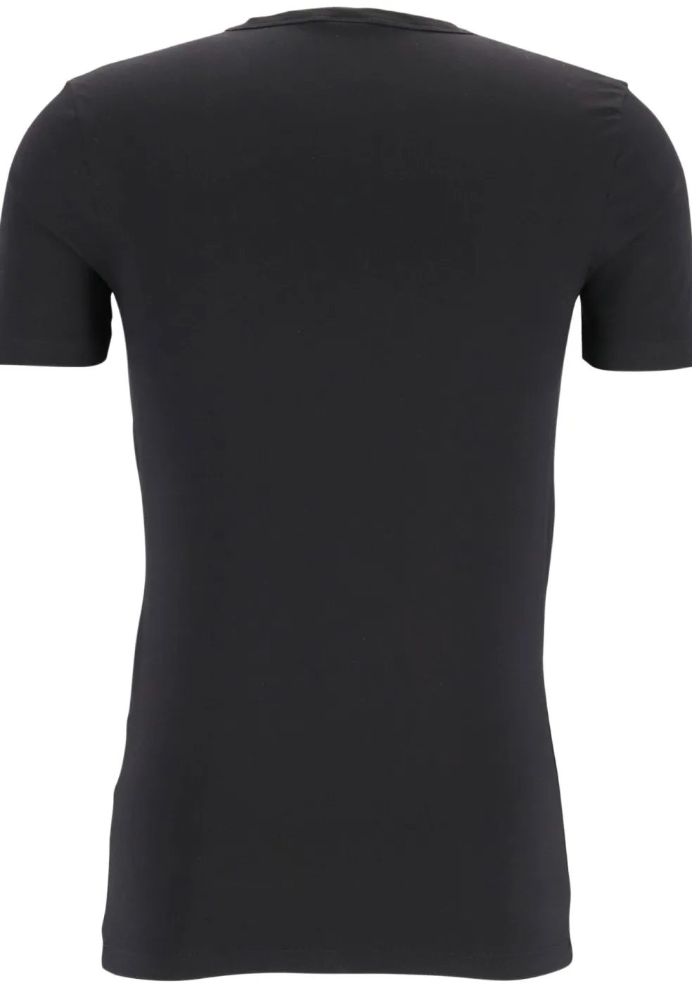 HUGO BOSS Modern stretch T-shirts slim fit (2-pack), heren T-shirts O-hals, zwart