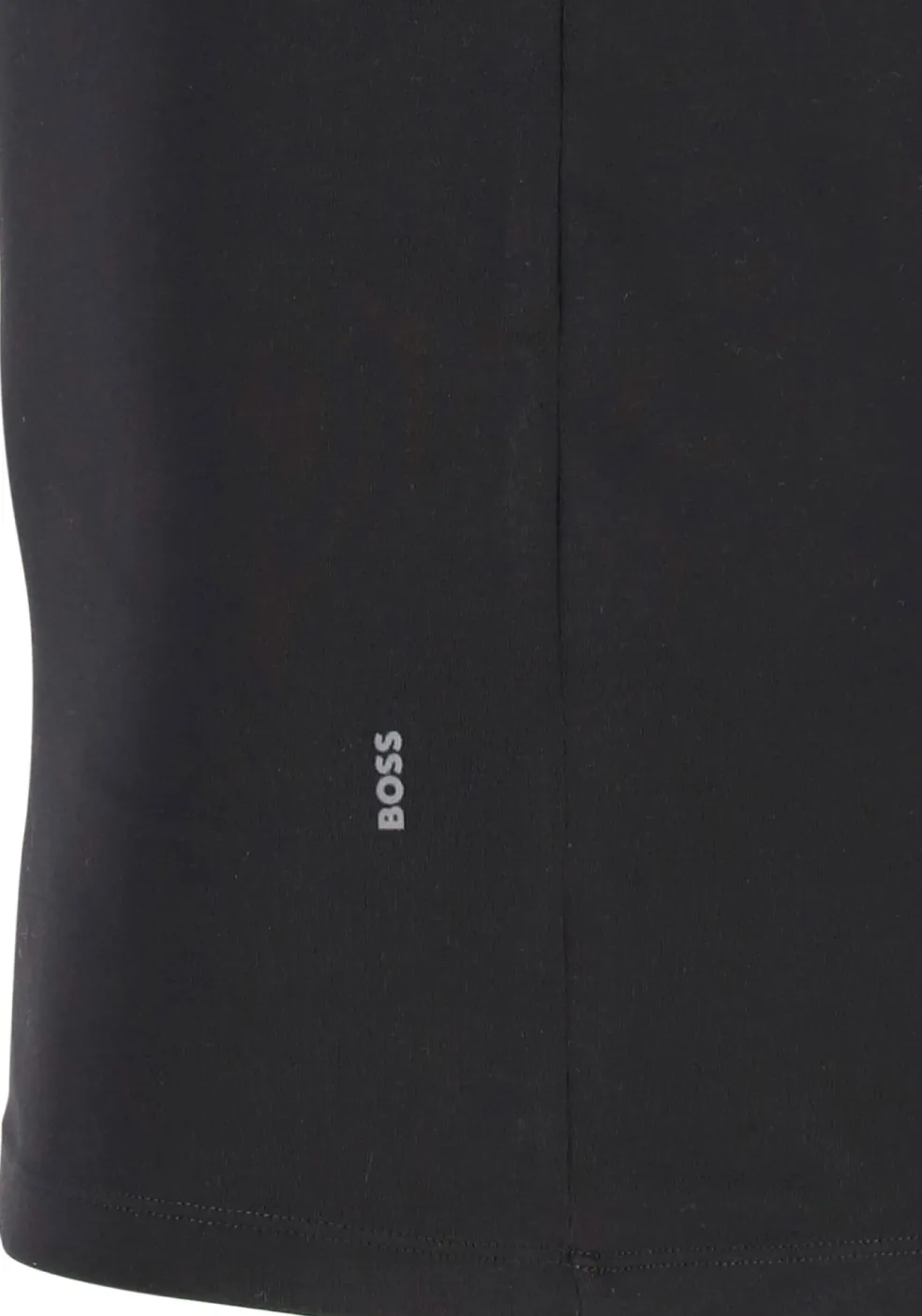 HUGO BOSS Modern stretch T-shirts slim fit (2-pack), heren T-shirts O-hals, zwart