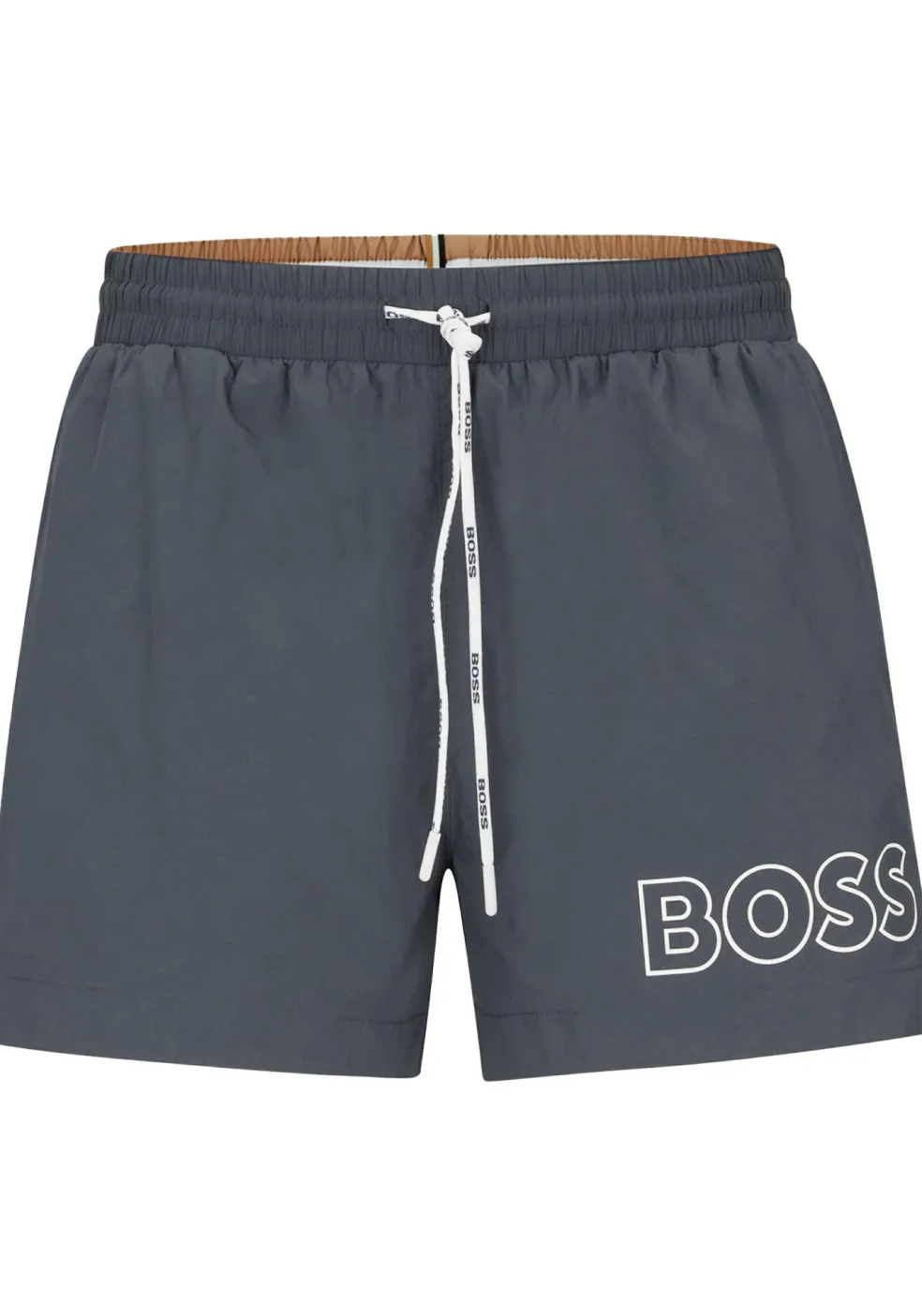 HUGO BOSS Mooneye swim shorts, heren zwembroek, donkergrijs